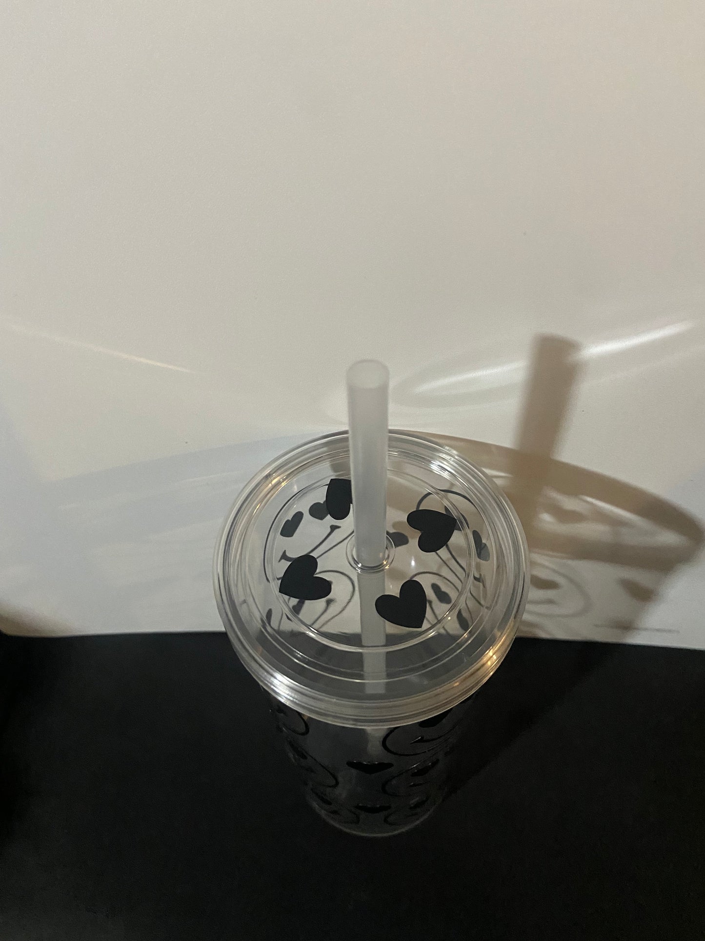 Eye Heart Smiley Face Skinny Tumbler