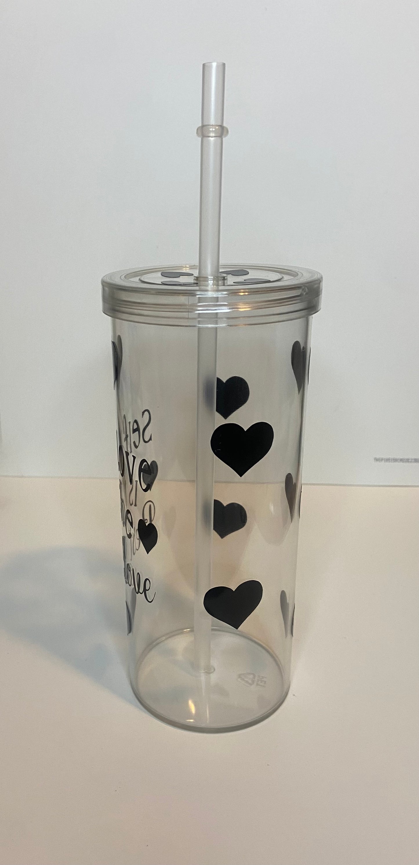 Self Love is the Best Love Skinny Tumbler