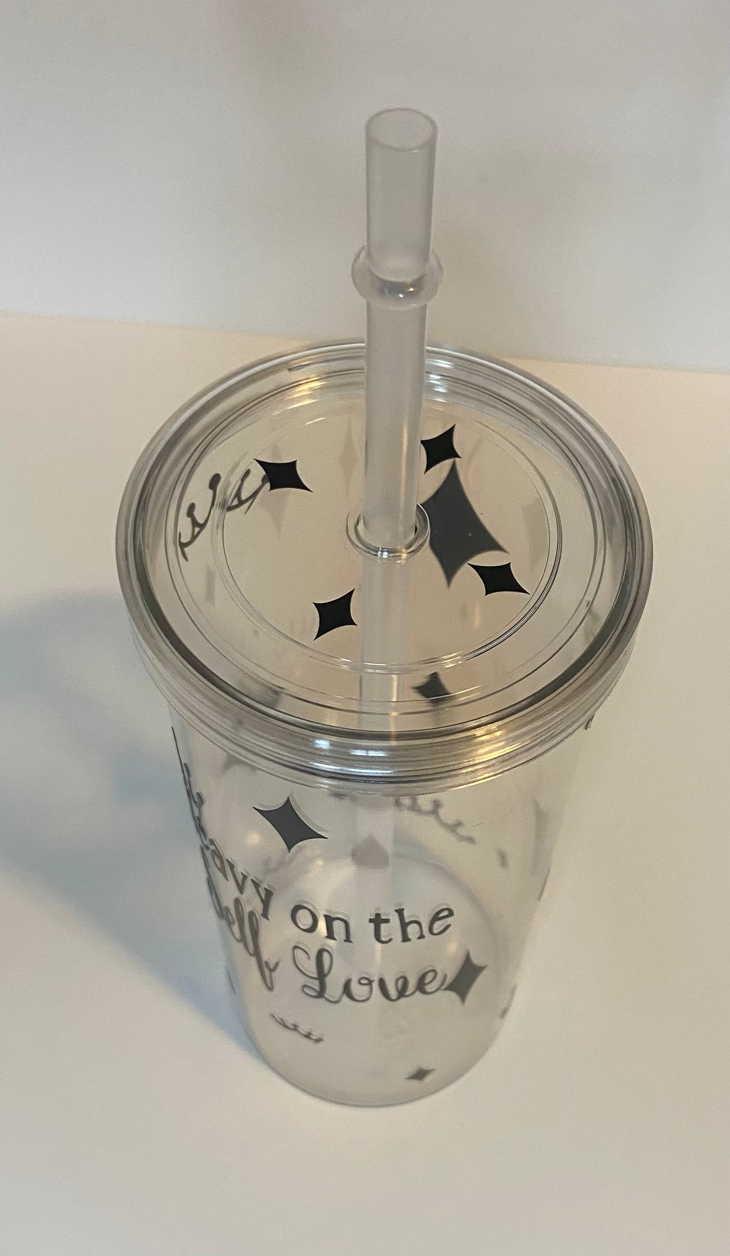 Heavy on the Self Love Skinny Tumbler