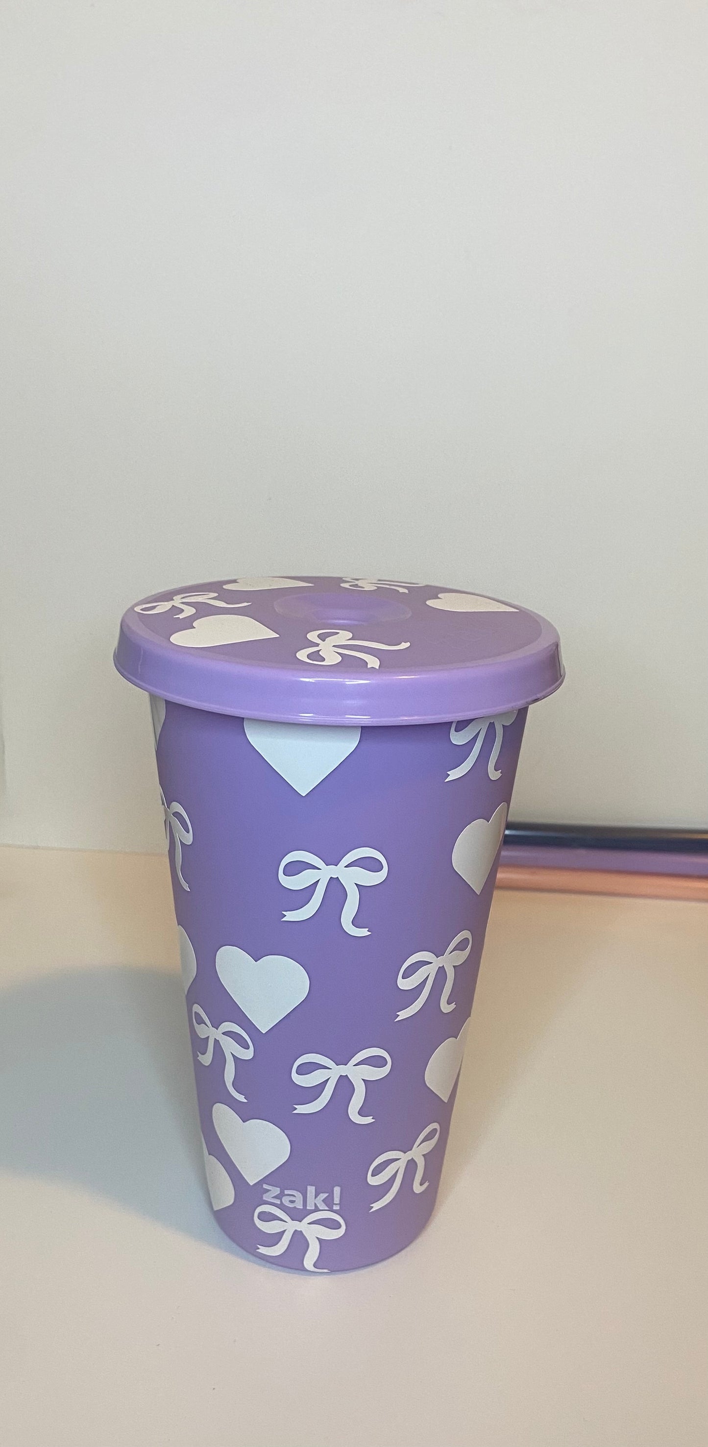 Hearts & Bows Reusable Cup