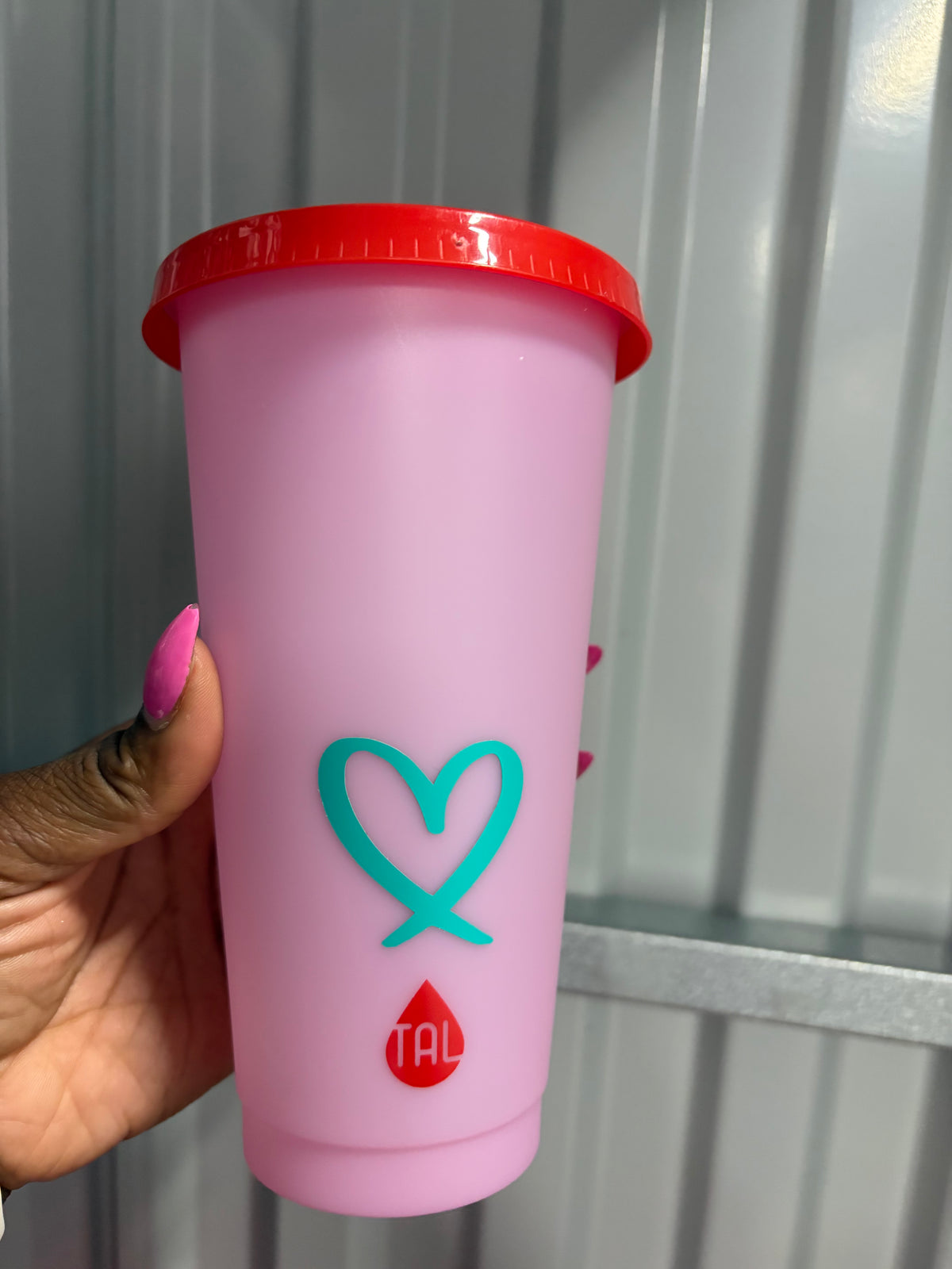 Love & Lattes Color Changing Cup