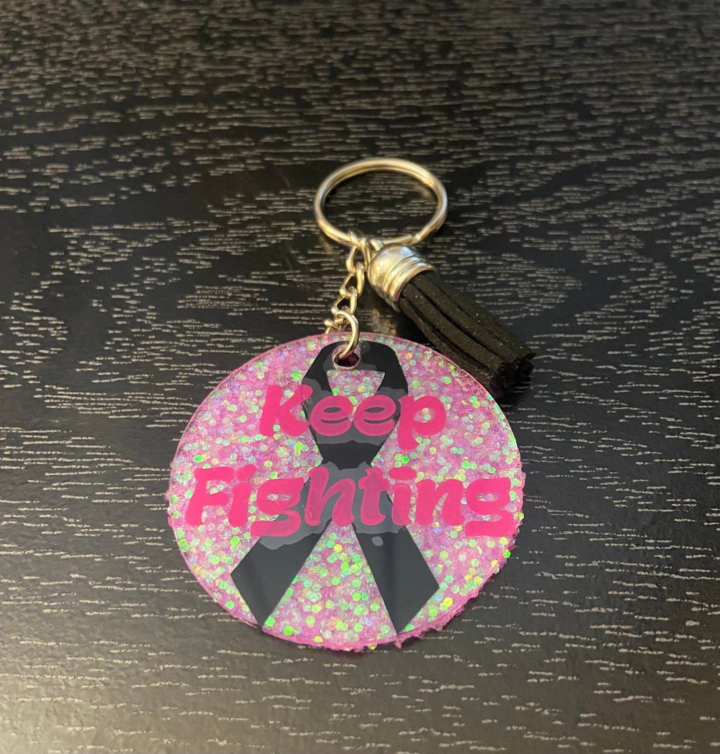Keep Fighting Keychain