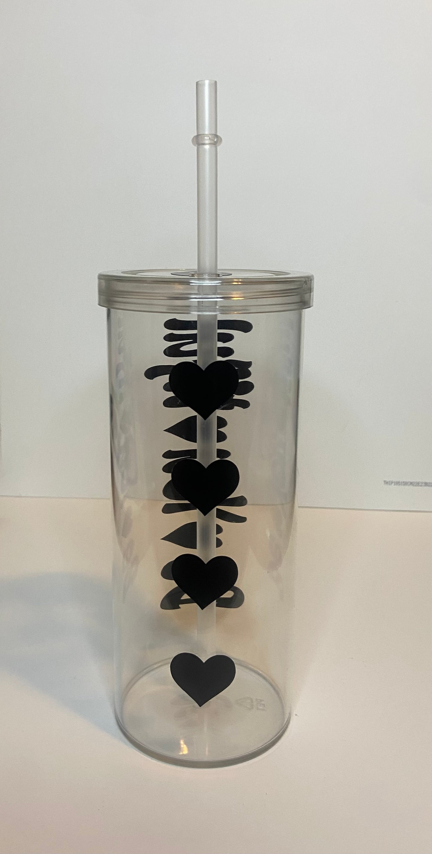 Be-You-Tiful Skinny Tumbler (Black)