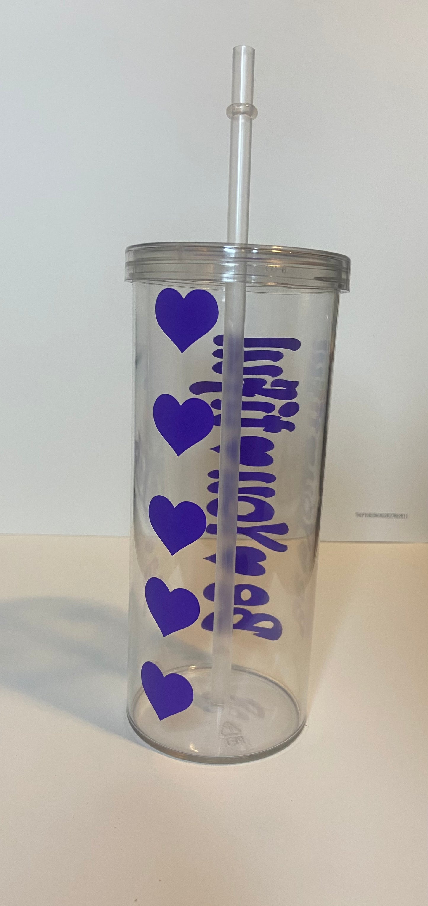 Be-You-Tiful Skinny Tumbler (Purple)