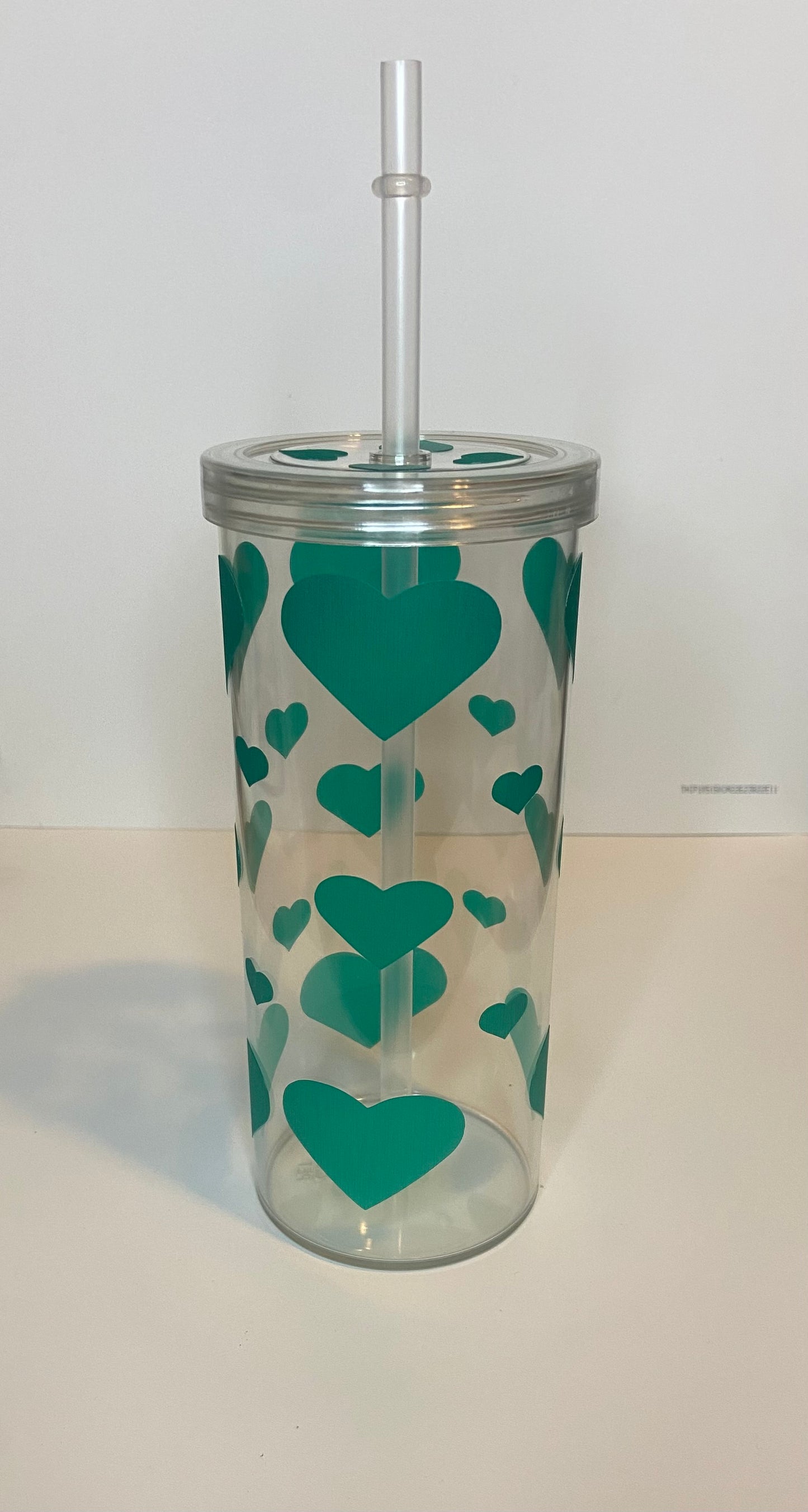 Hearts Skinny Tumbler