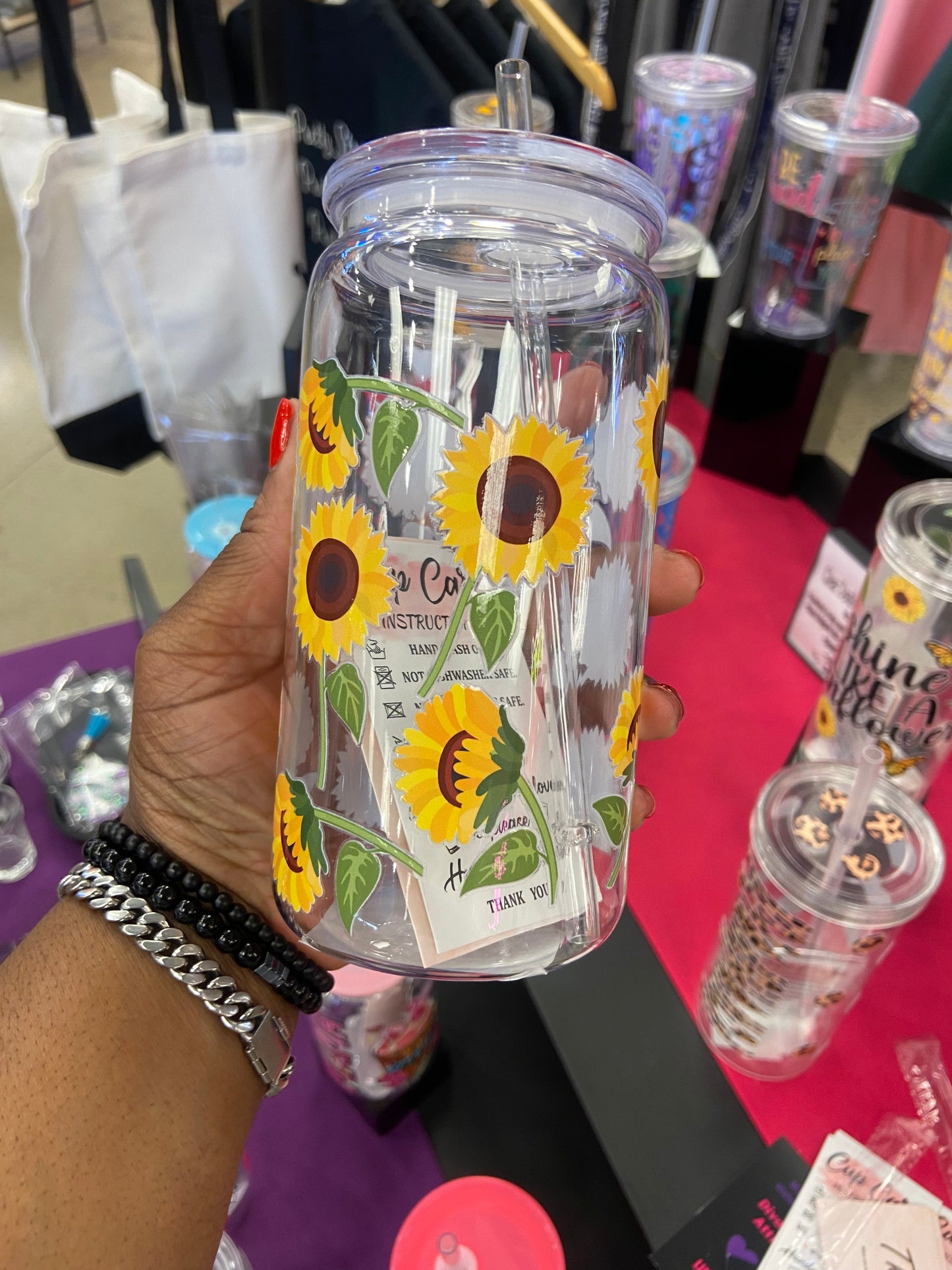 Sunflower Can Cup
