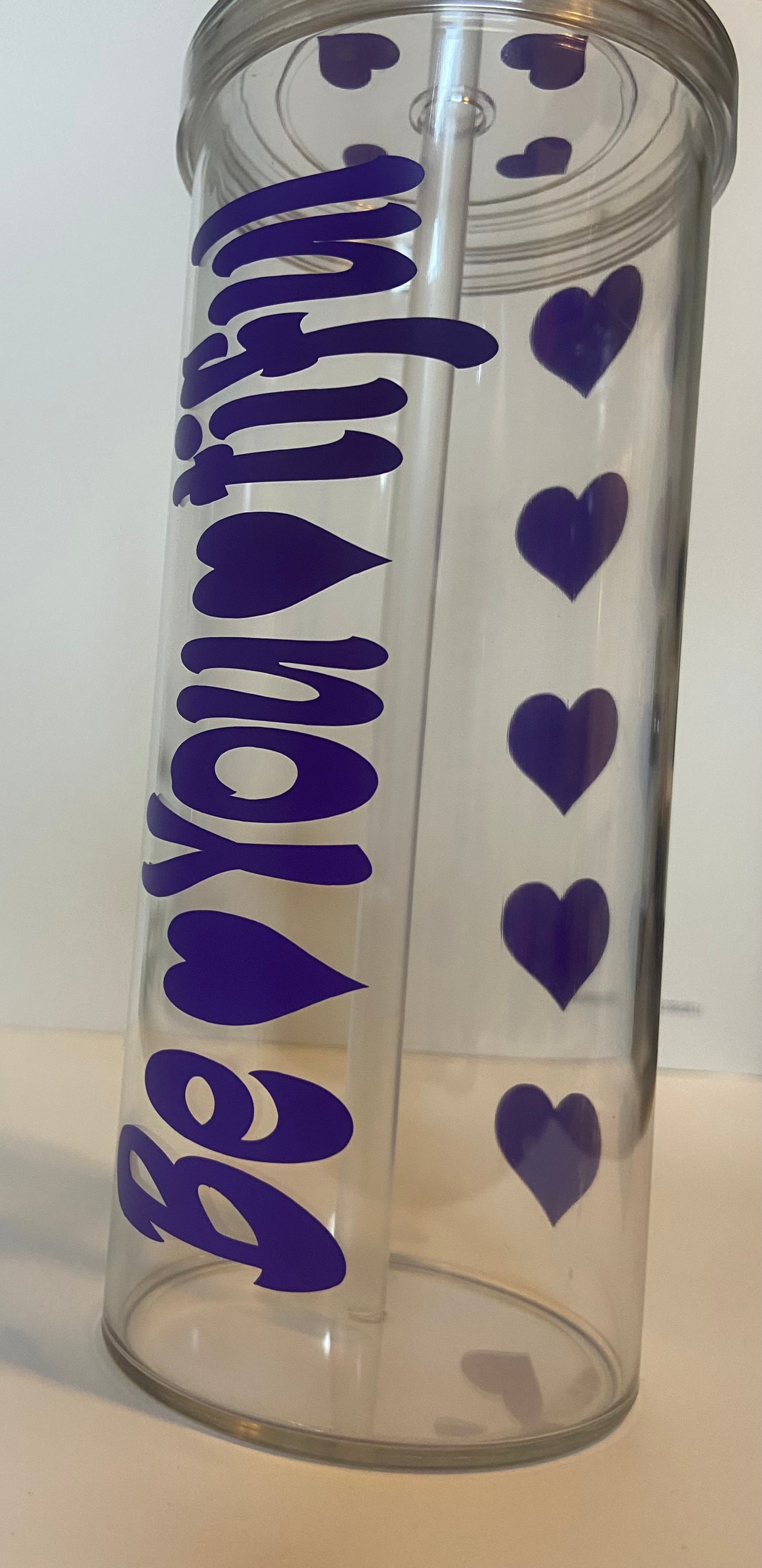 Be-You-Tiful Skinny Tumbler (Purple)