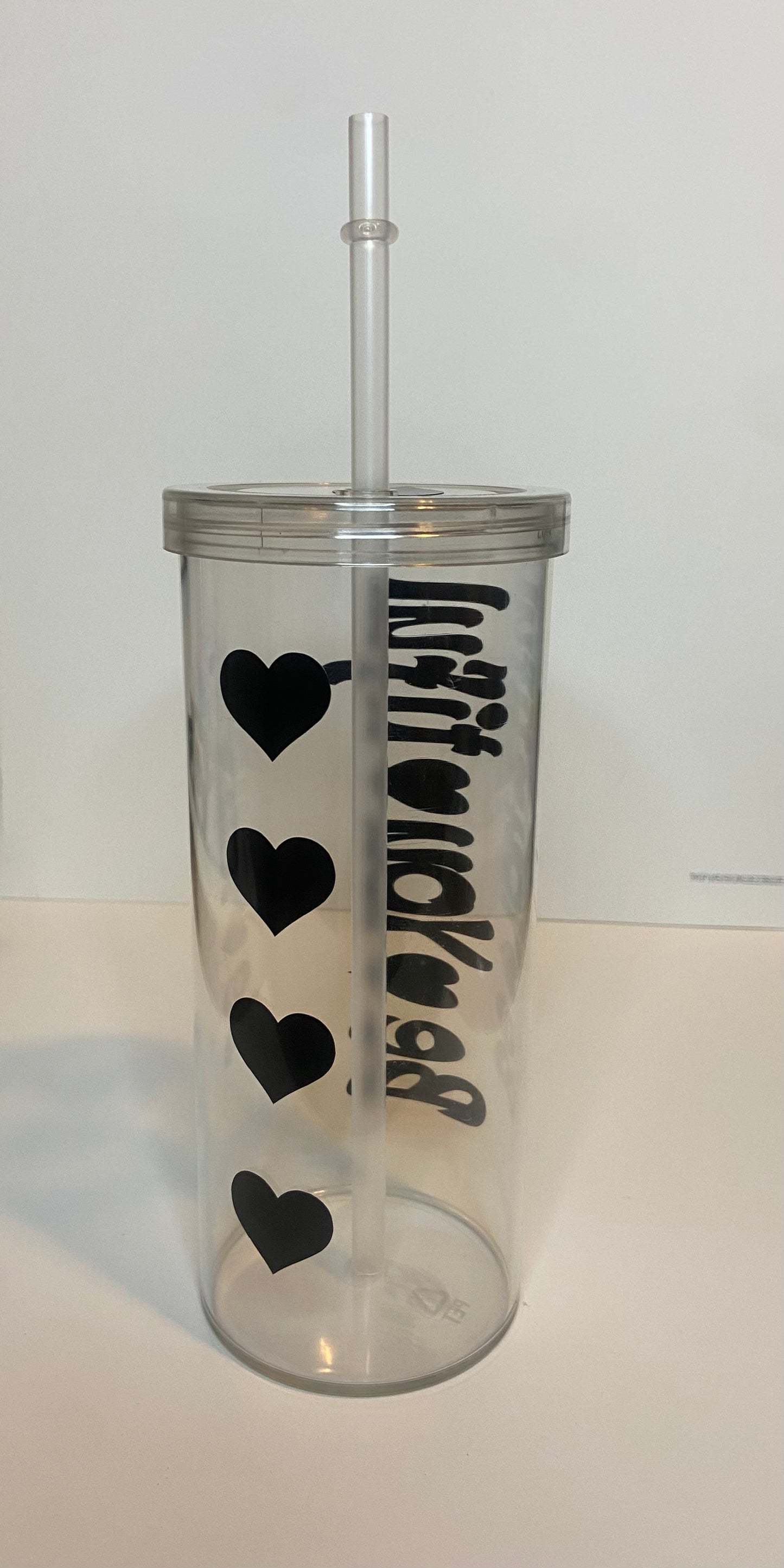 Be-You-Tiful Skinny Tumbler (Black)