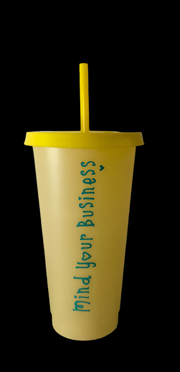 Mind Your Business Color Changing Cup