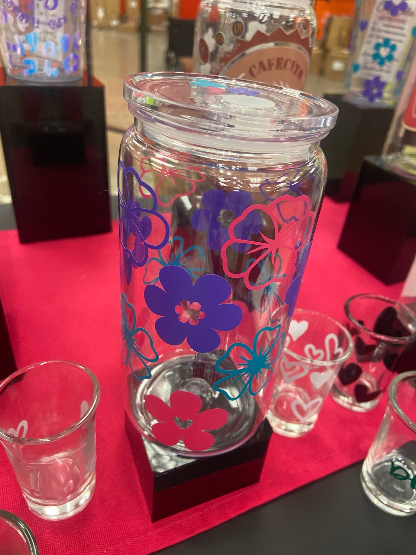 Flower Me Multi Color Can Cup