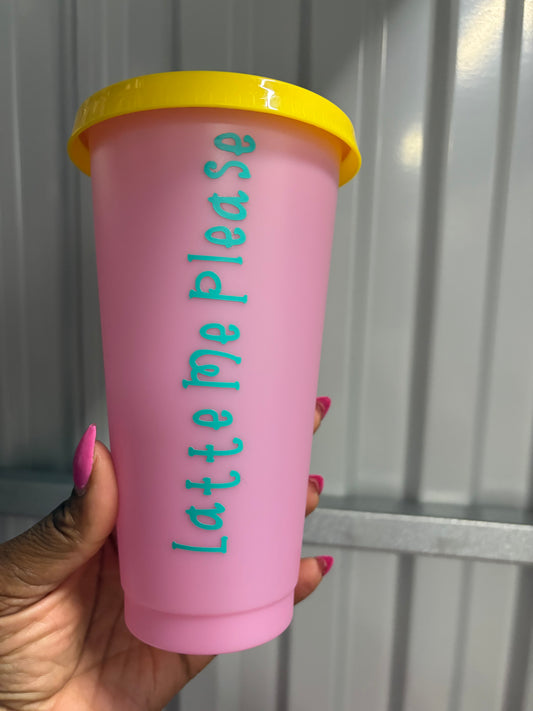 Latte Me Please Color Changing Cup