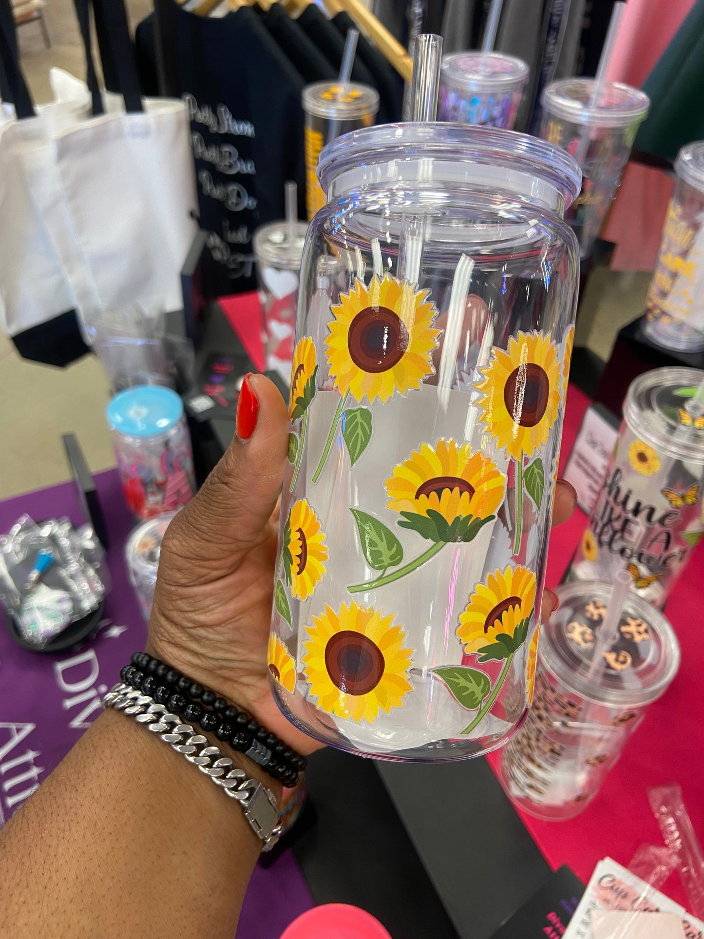 Sunflower Can Cup