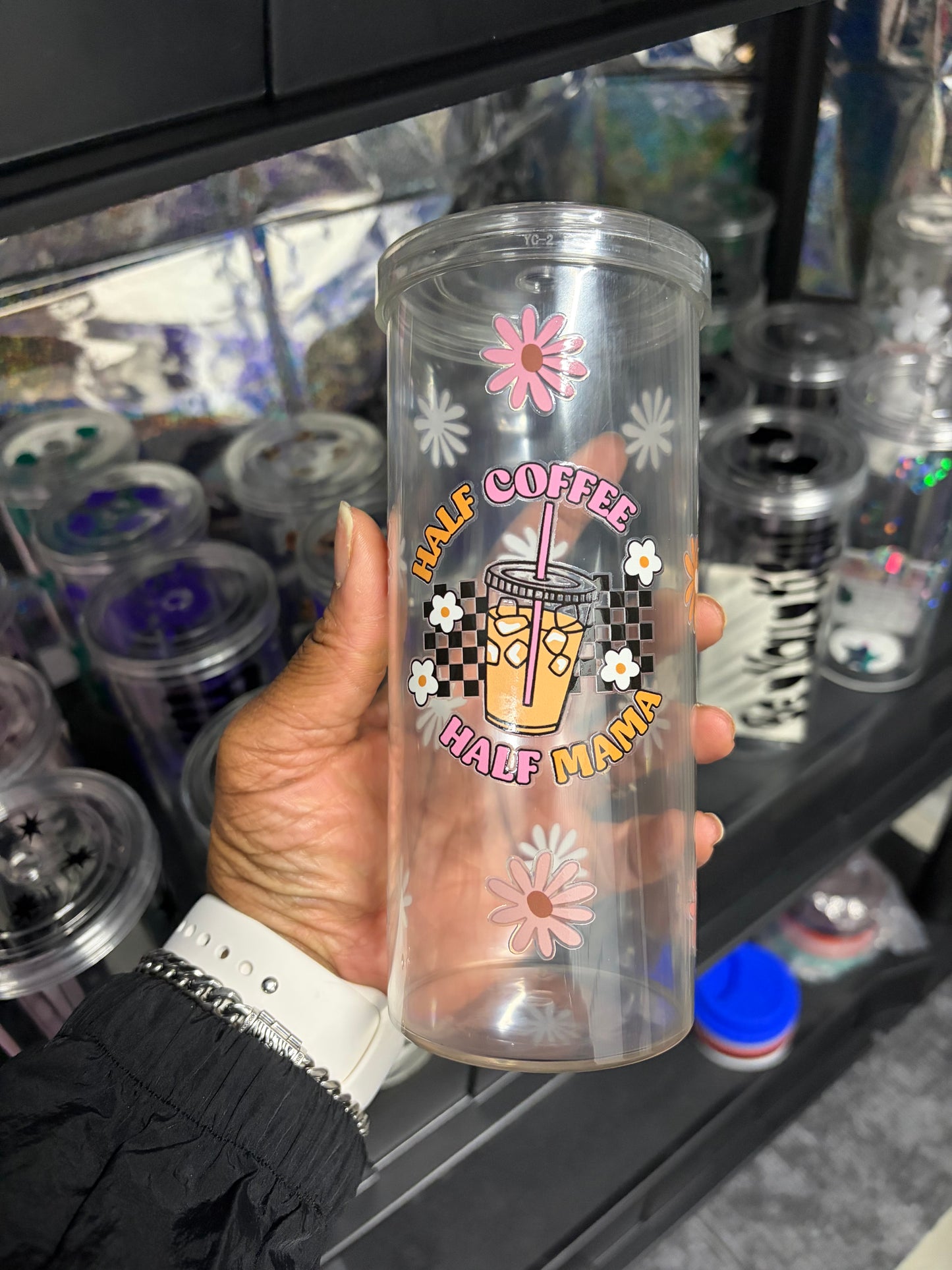 Mama Coffee Skinny Tumbler