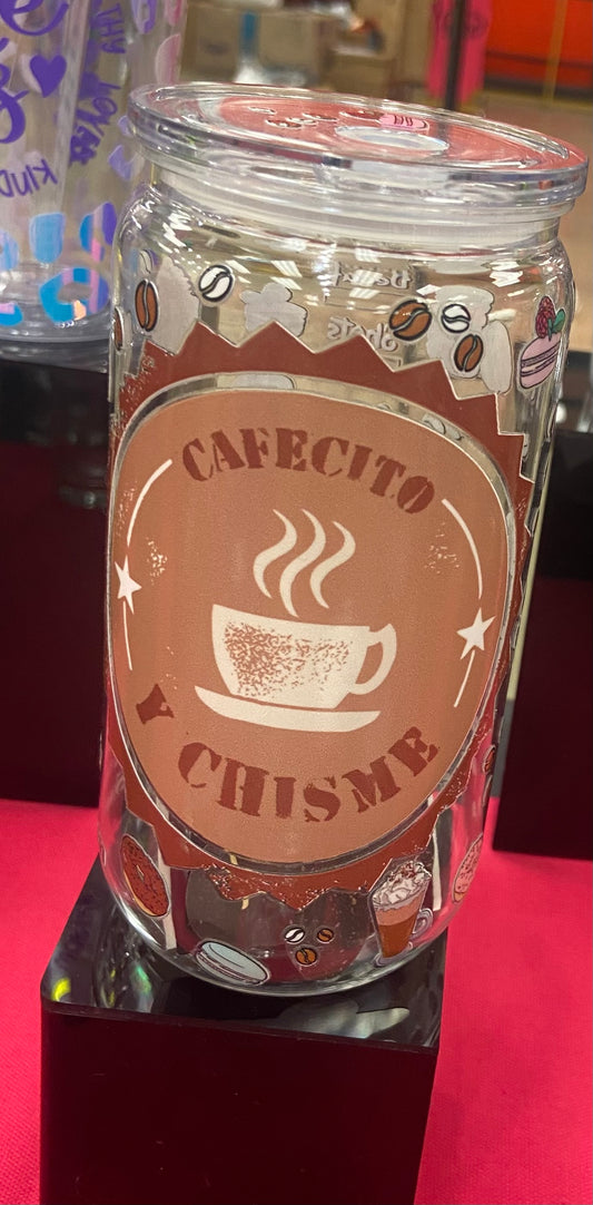 Cafecito Y Chisme Can Cup