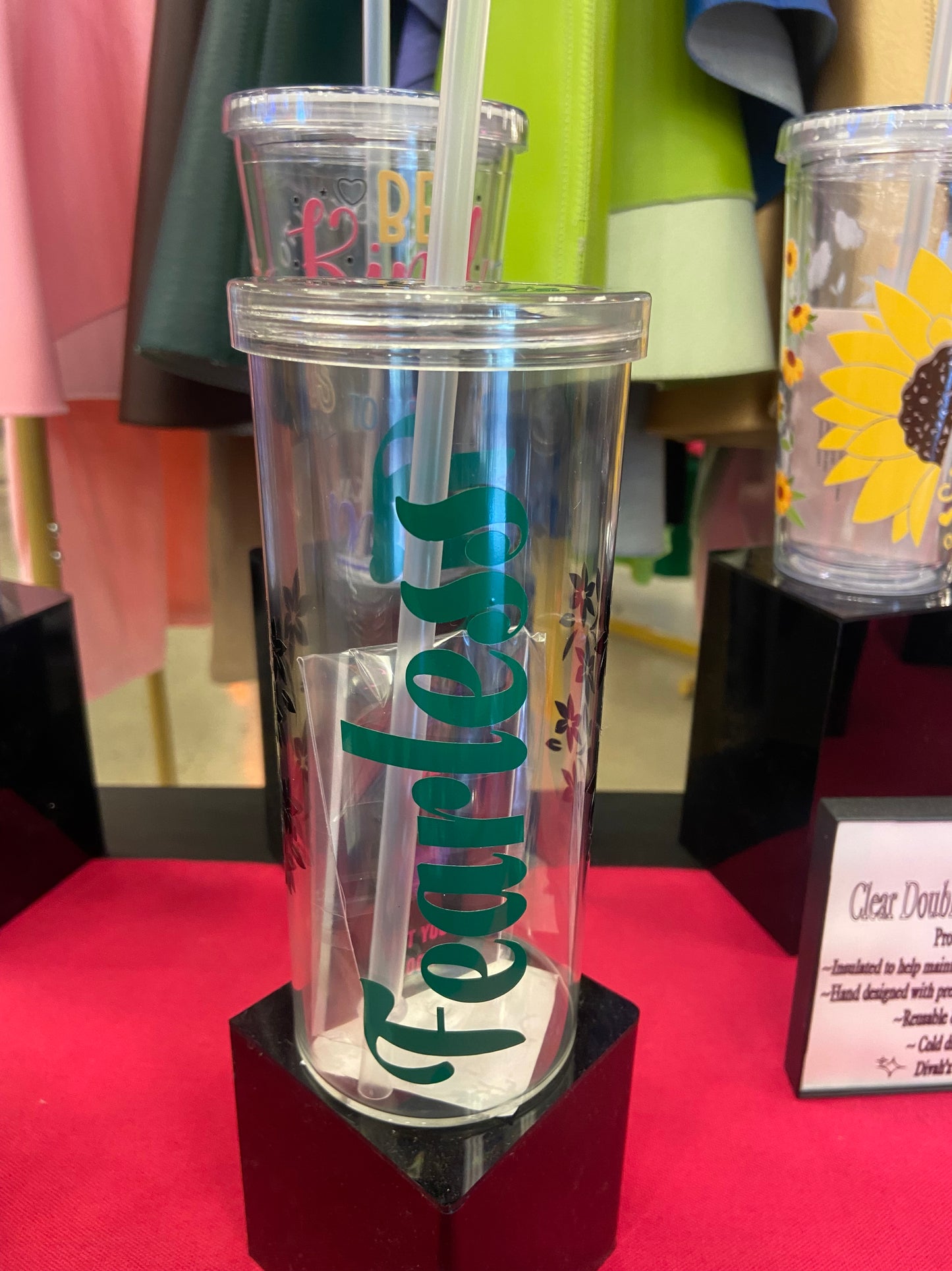 Fearless Skinny Tumbler