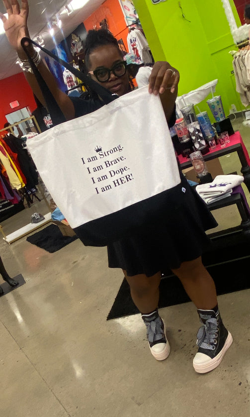 Medium Duty Tote Bag Purple