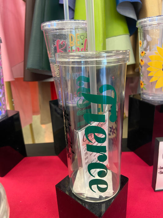 Fearless Skinny Tumbler