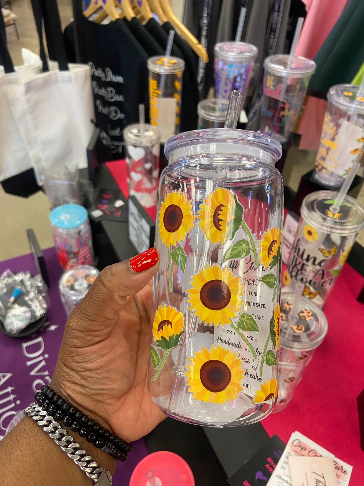 Sunflower Can Cup