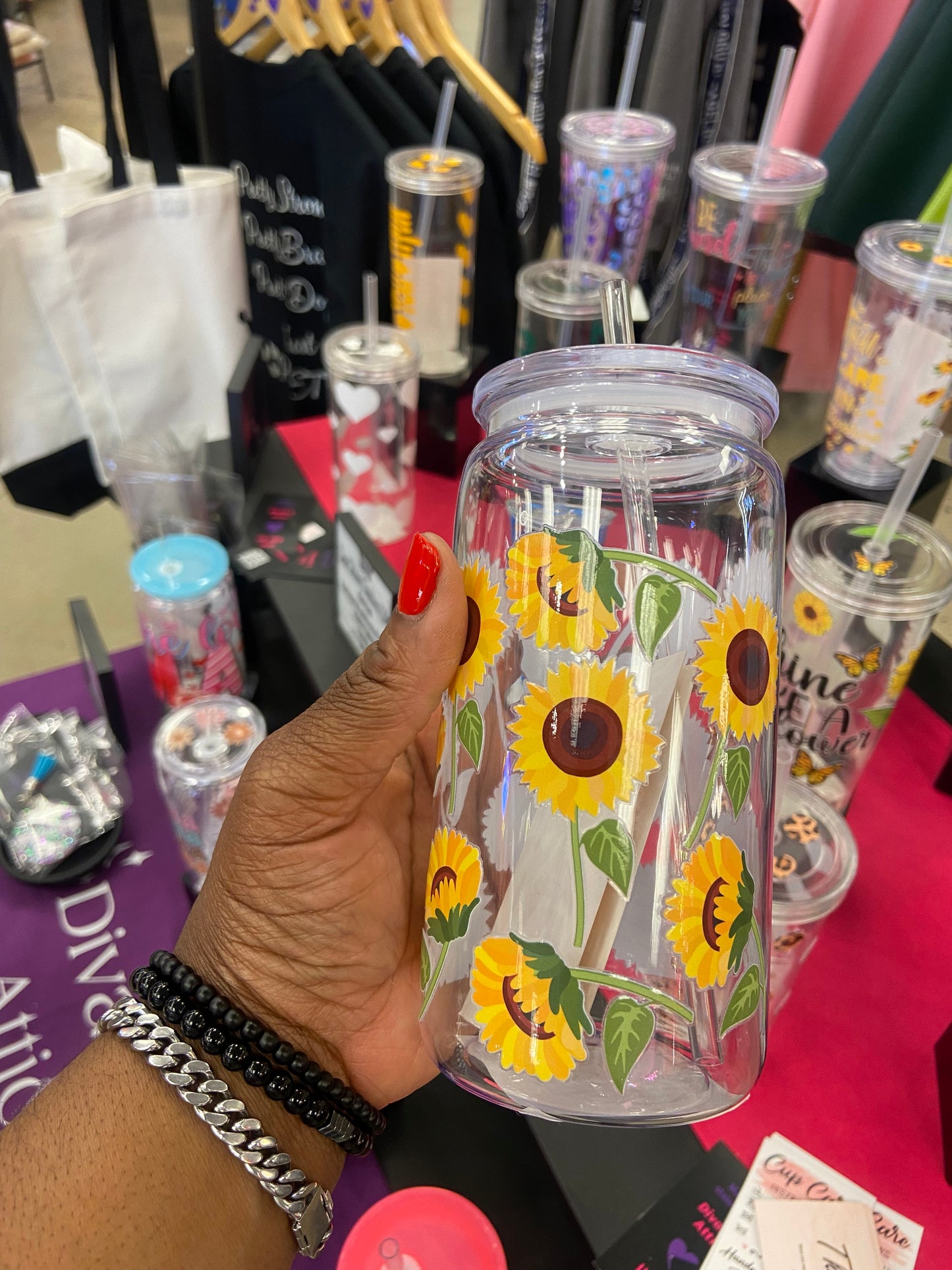 Sunflower Can Cup