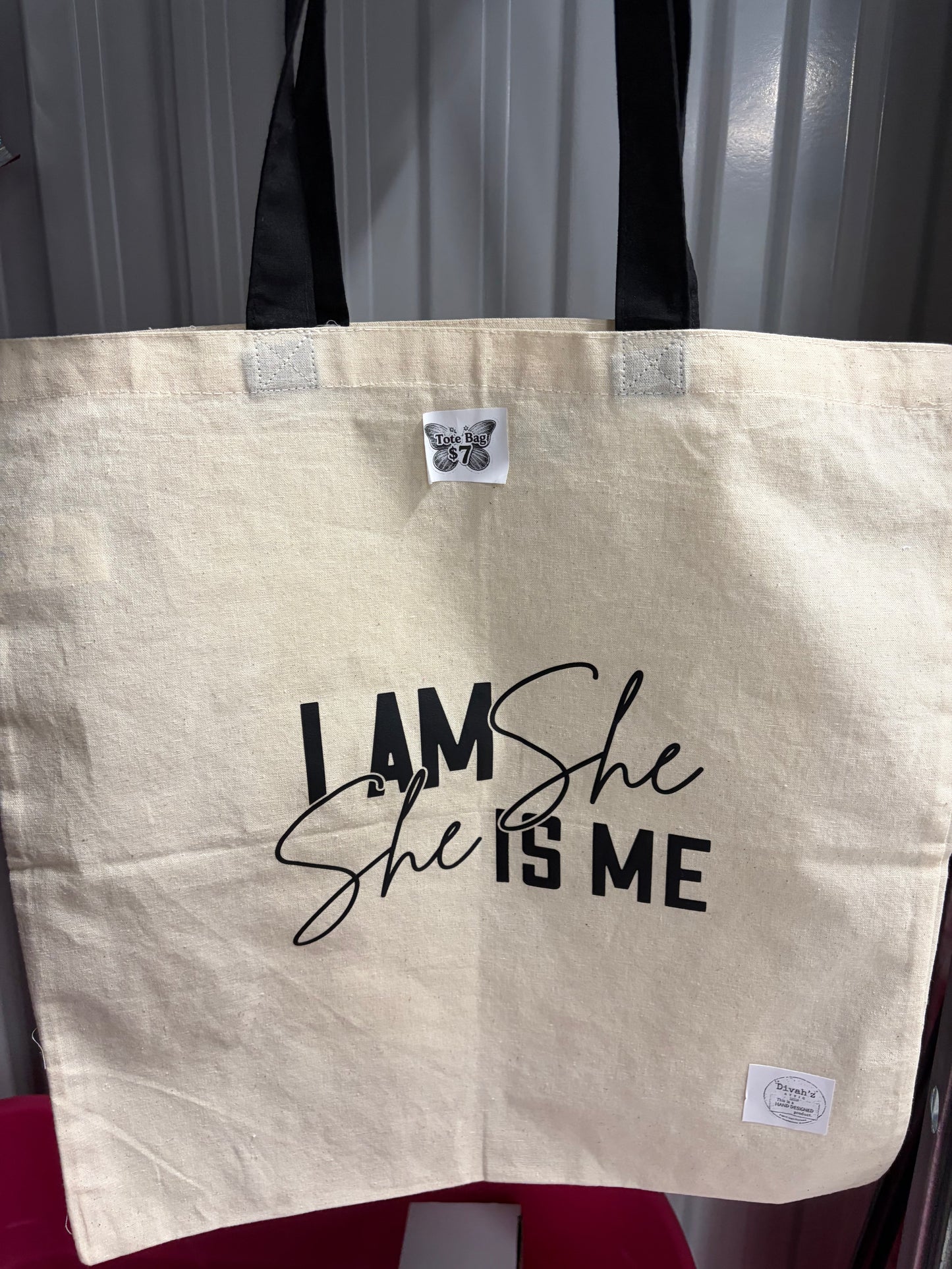 I Am She Tote Bag