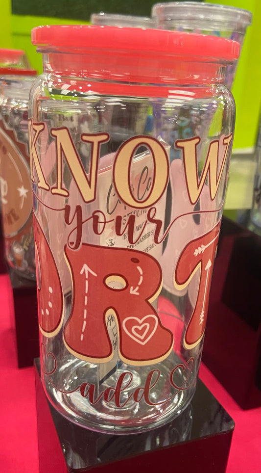 Know Your Worth Can Cup