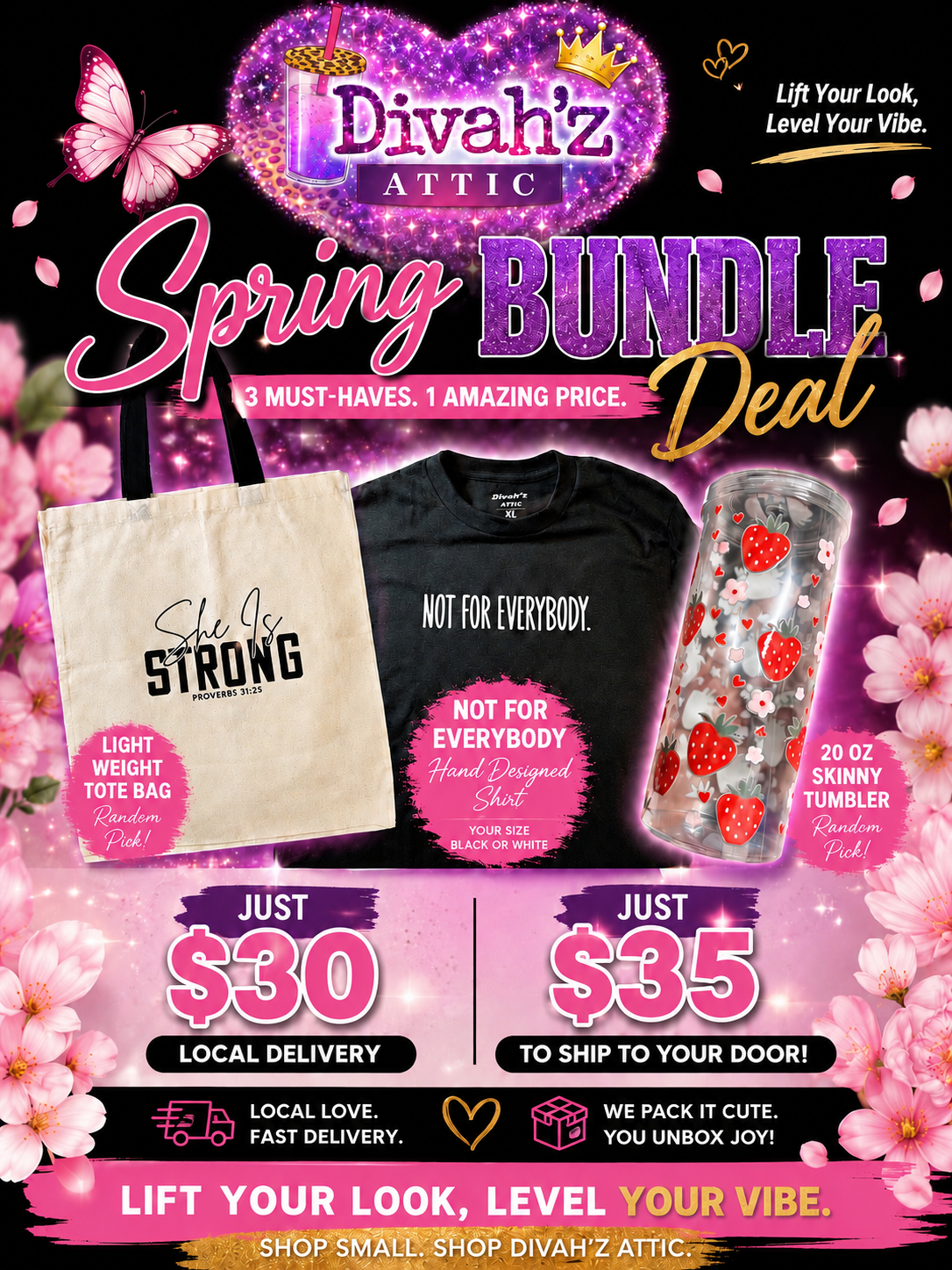 Spring Skinny Tumbler Bundle