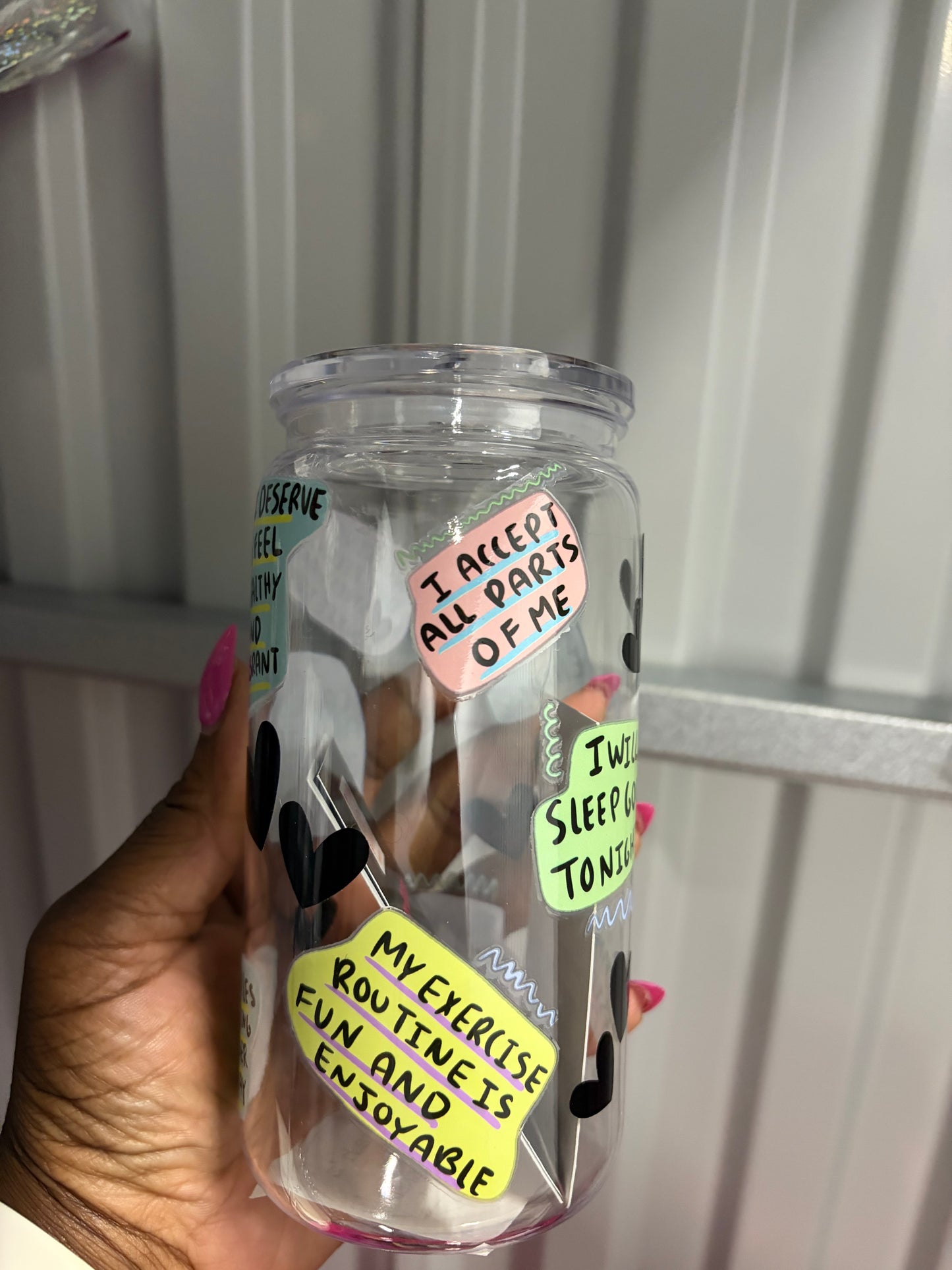 Workout Plan Can Cup